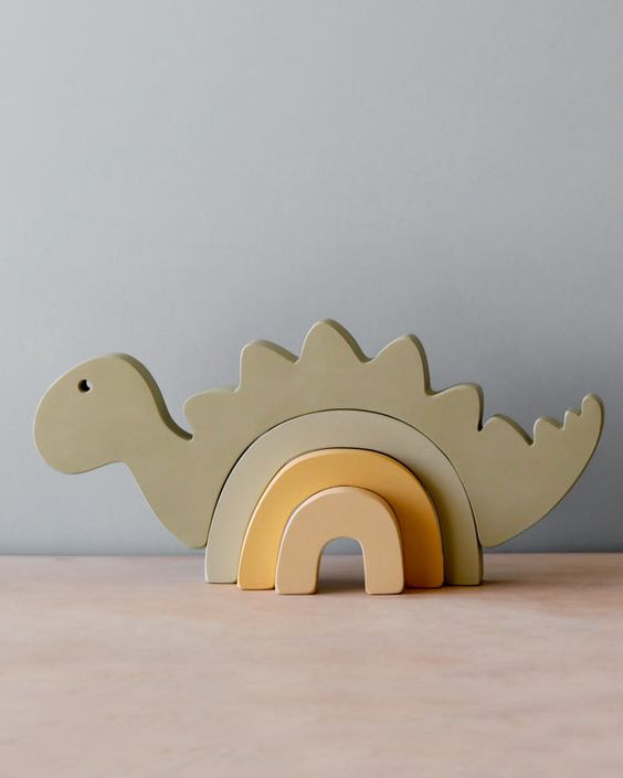 puzzle en forma de dinosaurio